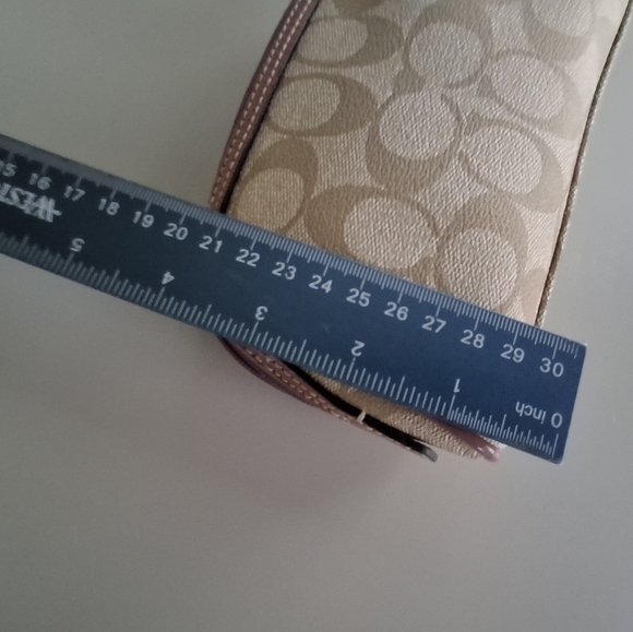 Coach Cosmetic Pouch Elegant Cream Designer - Picture 7 of 12